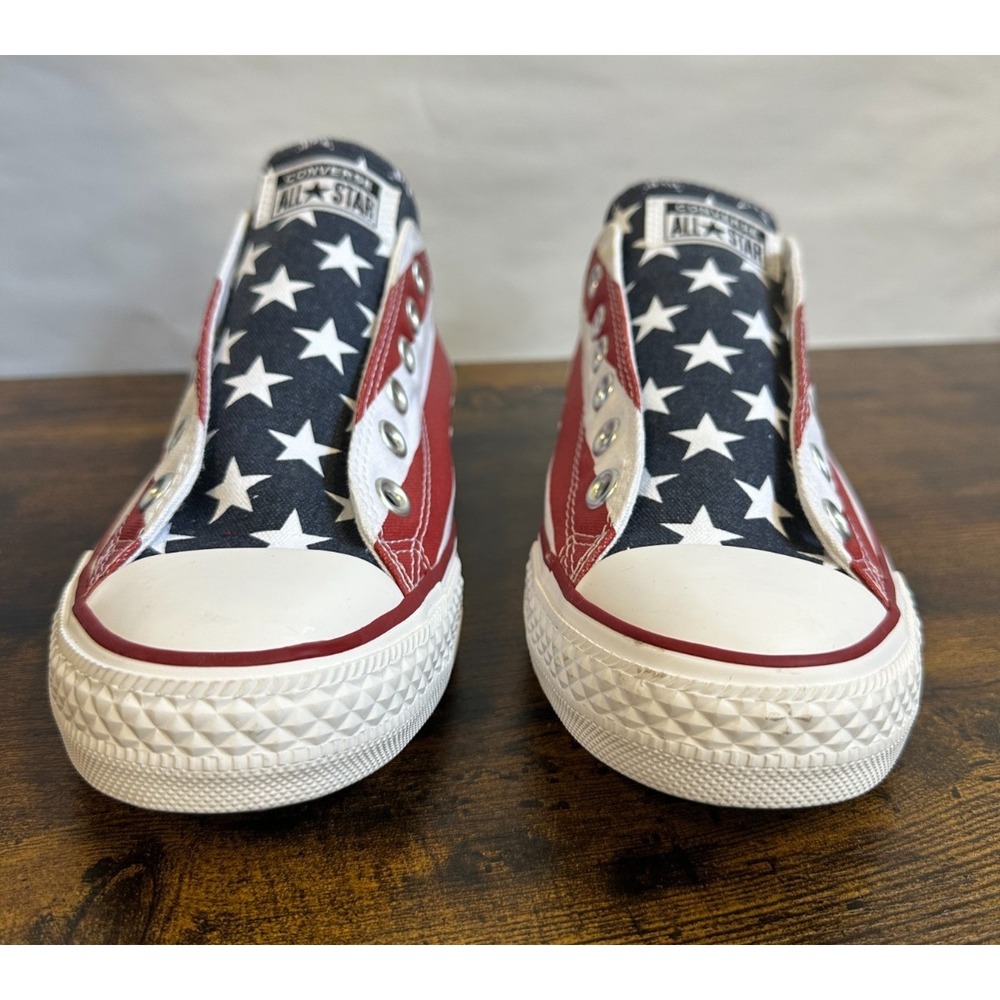 Converse Chuck Taylor All Star Low US American Flag Stars Mens 7.5 W 9.5 - Picture 3 of 11